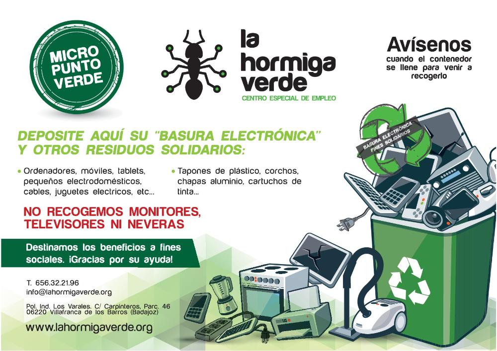 Imagen PUNTO DE RECOGIDA DE RESIDUOS DE APARATOS ELÉCRICOS Y ELECTRÓNICOS